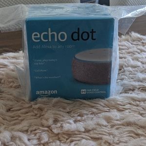 NWT Amazon Echo Dot (3rd Gen) Plum